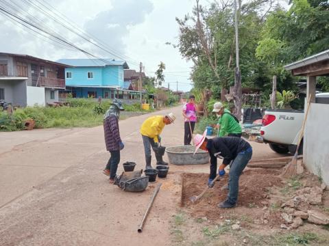 ปรับปรุงพื้นถนนตัวหนอน