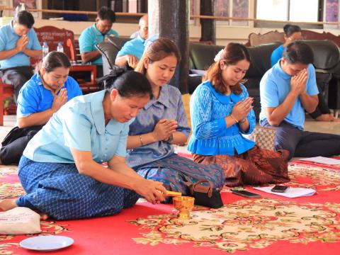 กิจกรรม “รวมพลังสร้างสัปปายะสู่วัดด้วยวิถี 5 ส”
