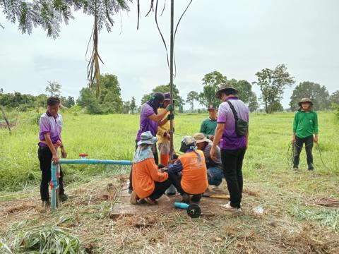 ซ่อมแซมระบบท่อปะปาหมู่ที่ 7 บ้านคลองต้อ
