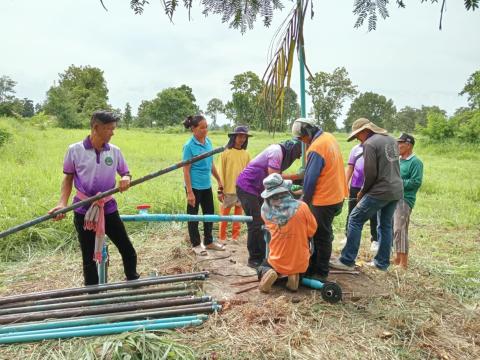 ซ่อมแซมระบบท่อปะปาหมู่ที่ 7 บ้านคลองต้อ