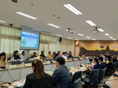 ร่วมประชุมคณะกรรมการจัดการสิ่งปฏิกูลและมูลฝอยจังหวัดบุรีรัมย์