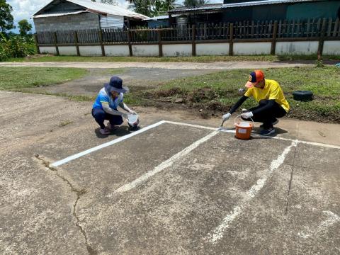 ดำเนินโครงการจัดระเบียบตลาดชุมชน ประจำปีงบประมาณ 2568