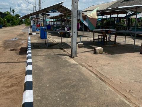 ดำเนินโครงการจัดระเบียบตลาดชุมชน ประจำปีงบประมาณ 2568