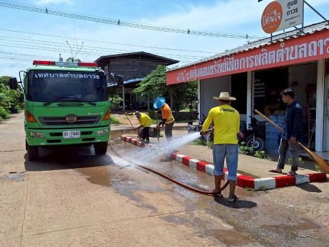 ดำเนินโครงการจัดระเบียบตลาดชุมชน ประจำปีงบประมาณ 2568
