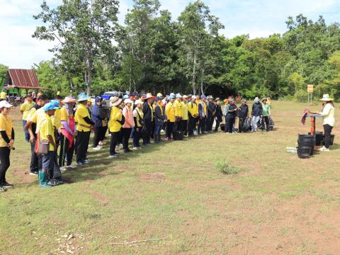 กิจกรรมโครงการบริหารจัดการขยะในพื้นที่ป่าชุมชน