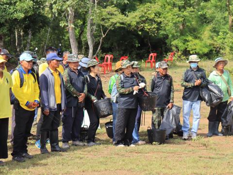 กิจกรรมโครงการบริหารจัดการขยะในพื้นที่ป่าชุมชน