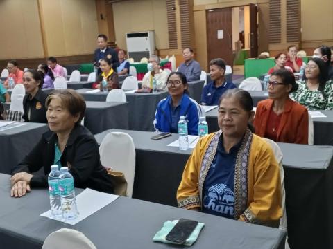 โครงการพัฒนาศักยภาพประธารและเลขานุการชมรมผู้สูงอายุเครือข่ายจังหวัดบุรีรัมย์ สู่ความเข้มแข็ง ประจำปี 2568