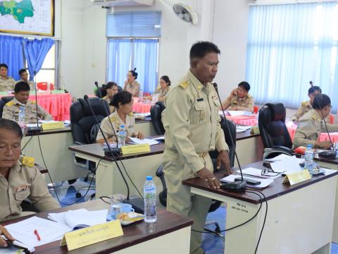 การประชุมสภาเทศบาลตำบลถาวร สมัยวิสามัญ สมัยที่ 1