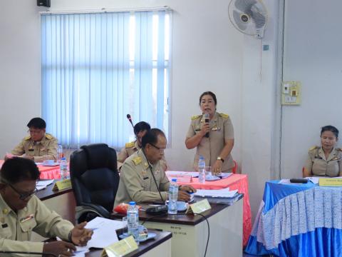 การประชุมสภาเทศบาลตำบลถาวร สมัยวิสามัญ สมัยที่ 1