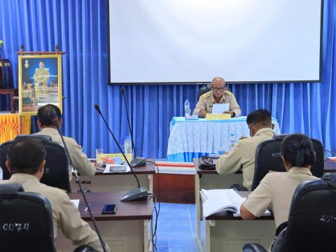 การประชุมสภาเทศบาลตำบลถาวร สมัยวิสามัญ สมัยที่ 1