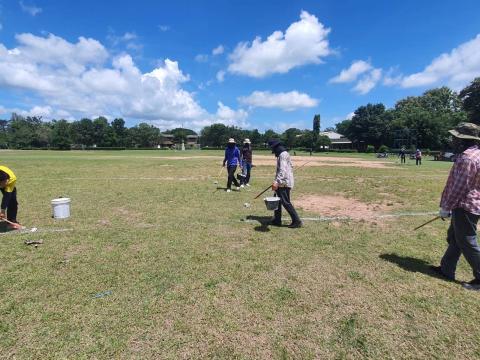 ปรับปรุงภูมิทัศน์และทำความสะอาดจัดสถานที่