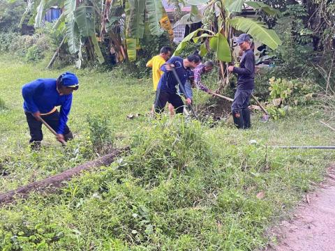 ซ่อมท่อประปาชำรุด หมู่ที่ 10