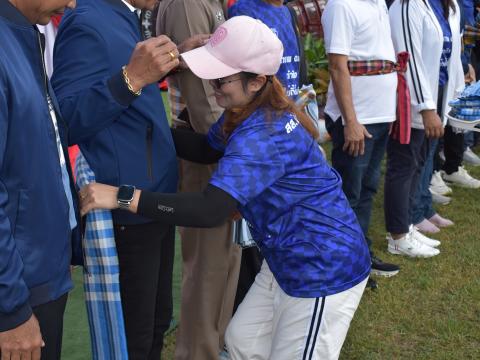 พิธีเปิดการแข่งขันกีฬาเยาวชนและประชาชนต้านภัยยาเสพติด ประจำปีงบประมาณ 2569