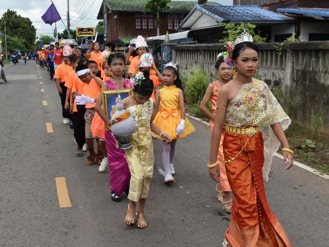 พิธีเปิดการแข่งขันกีฬาเยาวชนและประชาชนต้านภัยยาเสพติด ประจำปีงบประมาณ 2569