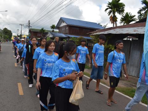 พิธีเปิดการแข่งขันกีฬาเยาวชนและประชาชนต้านภัยยาเสพติด ประจำปีงบประมาณ 2569