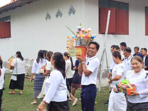 ทอดกฐินสมามัคคีอำเภอเฉลิมพระเกียรติ ณ ที่พักสงฆ์ดงชุมพร