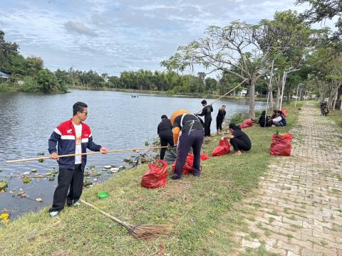 จัดกิจกรรม big cleaning day