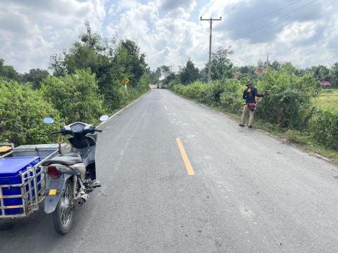 ตัดแต่งต้นไม้ริมถนน เพื่อปรับทัศนวิสัยในการขับขี่ให้ดียิ่งขึ้น