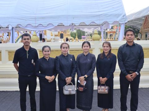 พิธีบำเพ็ญกุศลสวดพระพุทธมนต์หรือสวดพระอภิธรรมอุทิศถวายพระราชกุศลฯ