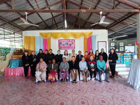 เปิดงานโครงการประชุมผู้ปกครองของศูนย์พัฒนาเด็กเล็กบ้านหนองหิน