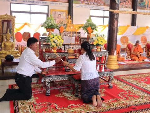 "พิธีเจริญพุทธมนต์ เจริญจิตตภาวนา และกิจกรรม " รวมพลังสร้างสัปปายะสู่วัดด้วยวิถี ๕ ส"