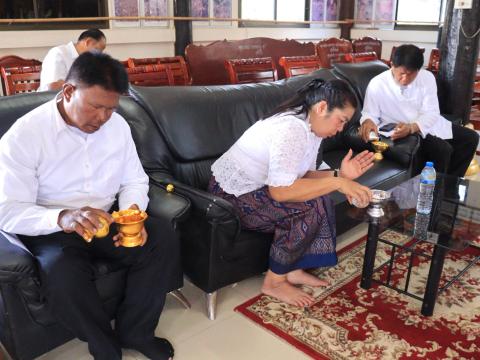 "พิธีเจริญพุทธมนต์ เจริญจิตตภาวนา และกิจกรรม " รวมพลังสร้างสัปปายะสู่วัดด้วยวิถี ๕ ส"