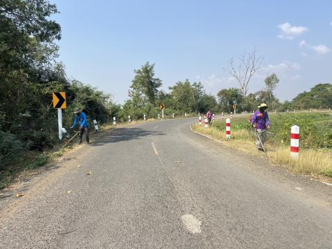 ออกดำเนินการพัฒนาพื้นที่อ่างเก็บน้ำคลองโพธิ์ ในพื้นที่หมู่ที่ 10 ตำบลถาวร