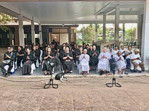 ร่วมพิธีบำเพ็ญกุศล สตมวาร 100 วัน