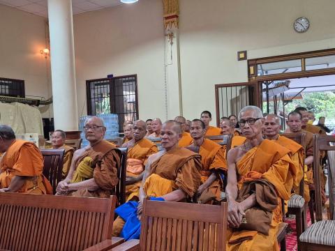 ร่วมพิธีบำเพ็ญกุศล สตมวาร 100 วัน