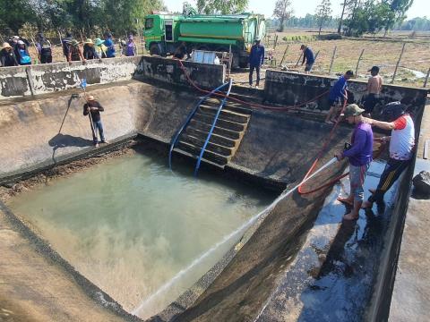 ร่วมกิจกรรม"บิ๊กคลีนนิ่ง" ทำความสะอาดแหล่งน้ำสำหรับอุปโภค-บริโภค