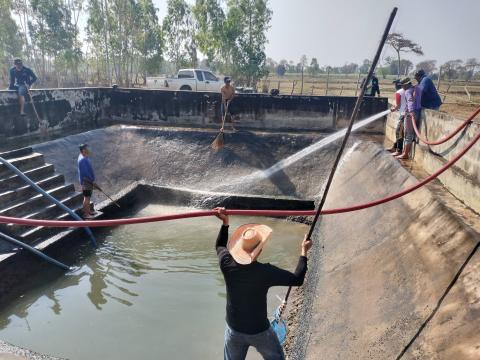 ร่วมกิจกรรม"บิ๊กคลีนนิ่ง" ทำความสะอาดแหล่งน้ำสำหรับอุปโภค-บริโภค