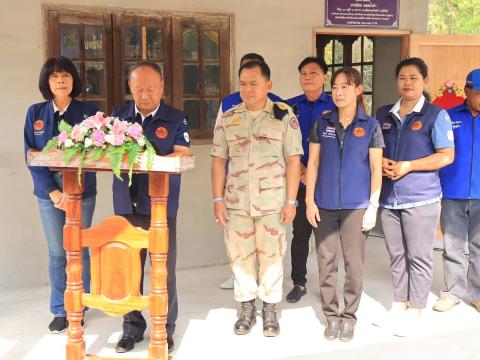 พิธีส่งมอบบ้านในโครงการ"ซ่อมแซม/ปรับปรุง หรือปรับสภาพที่อยู่อาศัย สำหรับคนพิการ ผู้สูงอายุ ผู้ป่วยที่อยู่ในระยะกึ่งเฉียบพลัน และผู้มีภาว่ะพึ่งพิง"ประจำปีงบประมาณ พ.ศ.2569