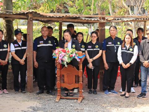 พิธีส่งมอบบ้านในโครงการ"ซ่อมแซม/ปรับปรุง หรือปรับสภาพที่อยู่อาศัย สำหรับคนพิการ ผู้สูงอายุ ผู้ป่วยที่อยู่ในระยะกึ่งเฉียบพลัน และผู้มีภาว่ะพึ่งพิง"ประจำปีงบประมาณ พ.ศ.2569