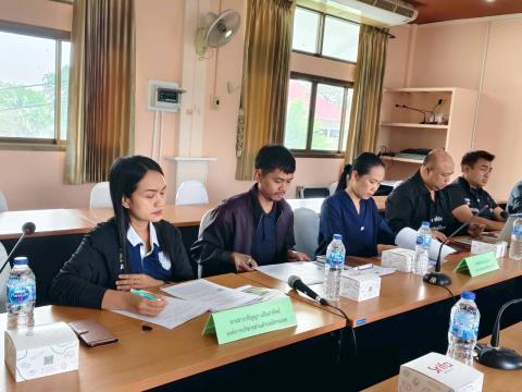 ประชุมขับเคลื่อนการสร้างความยั่งยืนในการประกอบอาชีพด้านการเกษตรด้วยกระบวนการกลุ่ม