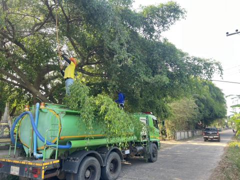 จัดกิจกรรมจิตอาสาพัฒนาหมู่บ้าน