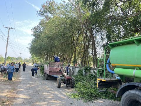 จัดกิจกรรมจิตอาสาพัฒนาหมู่บ้าน