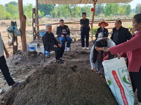 ลงพื้นที่ร่วมกับเกษตรอำเภอเฉลิมพระเกียรติ