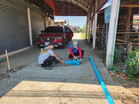 ซ่อมท่อประปาหมู่ที่ 2