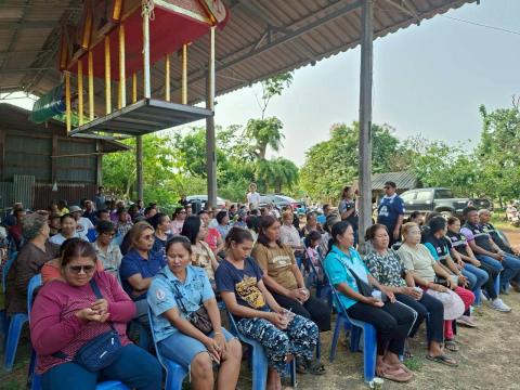 การจัดประชุมประชาคมระดับหมู่บ้าน เพื่อจัดทำแผนพัฒนาท้องถิ่น (พ.ศ.2570 - 2575)