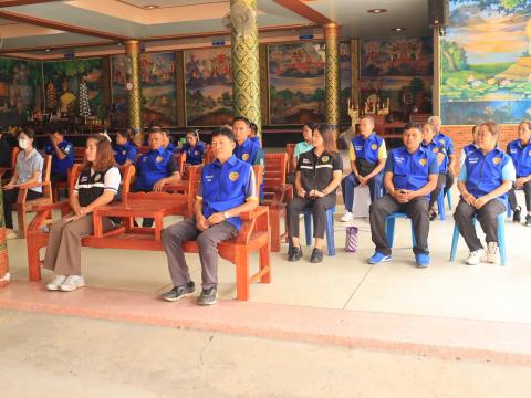 ร่วมพิธีปิดโครงการแก้ไขปัญหายาเสพติดแบบบูรณาการร่วมกับชุมชนและศาสนสถาน