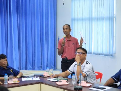 การประชุมโครงการแข่งขันกีฬาเยาวชนและประชาชนต้านภัยยาเสพติด ประจำปี 2569