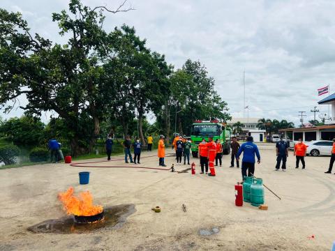 โครงการฝึกอบรมให้ความรู้เบื้องต้นในการป้องกันอัคคีภัย