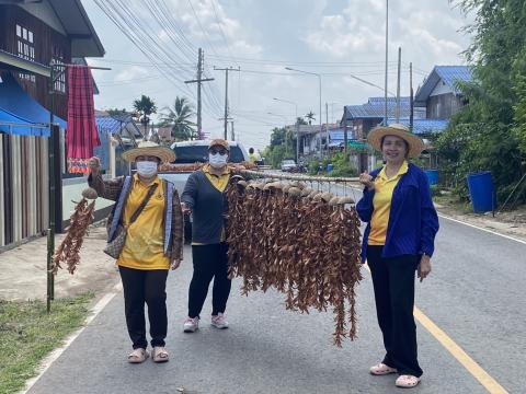 จัดเตรียมสถานที่ จัดงานประเพณีบุญบั้งไฟ ประจำปี 2568