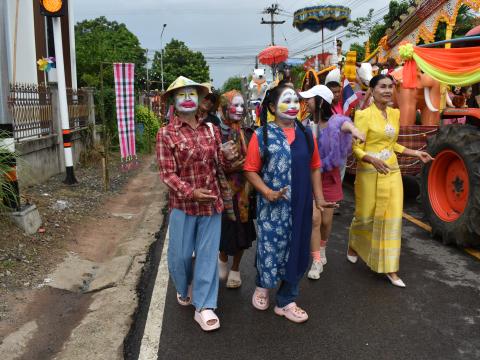 รวมสีสันการละเล่น #ประเพณีบุญบั้งไฟ ประจำปี 2568