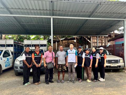ออกตรวจโรงน้ำดื่มในพื้นที่ตำบลถาวร