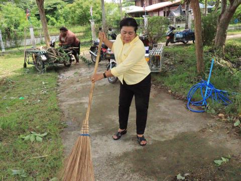 ปรับปรุงภูมิทัศน์บริเวณรอบพื้นที่สำนักงานเทศบาลตำบลถาวร
