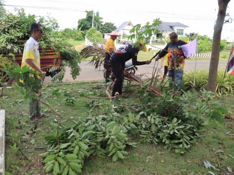 ปรับปรุงภูมิทัศน์บริเวณรอบพื้นที่สำนักงานเทศบาลตำบลถาวร