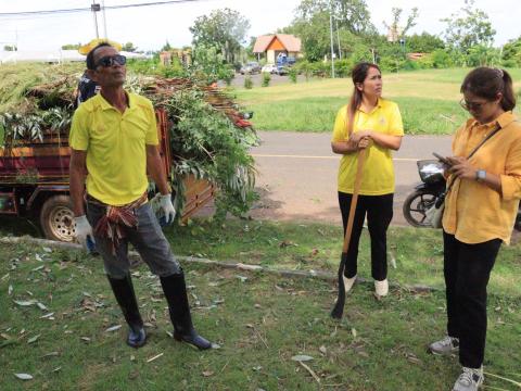 ปรับปรุงภูมิทัศน์บริเวณรอบพื้นที่สำนักงานเทศบาลตำบลถาวร
