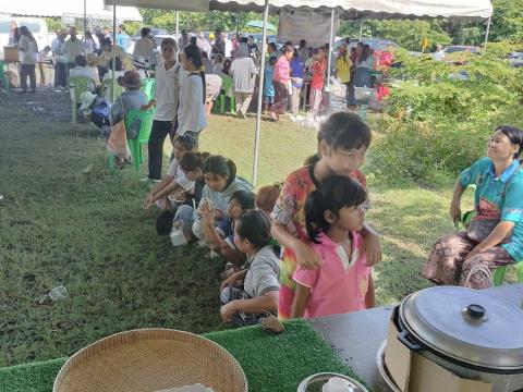 ร่วมเป็นเจ้าภาพโรงทาน #ขนมครก ในงานผ้าป่าสามัคคี